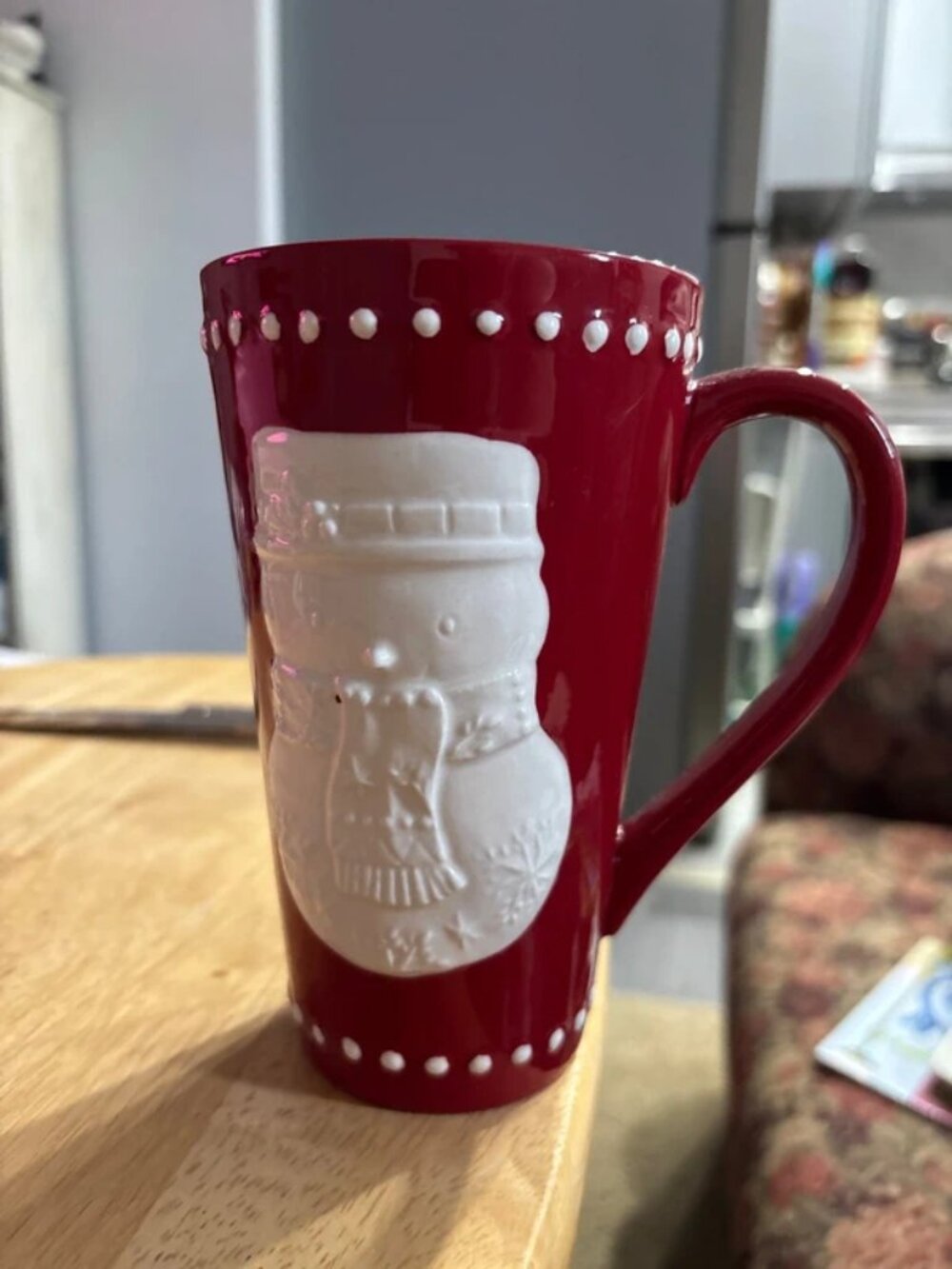 Hallmark 3D Snowman holiday mug